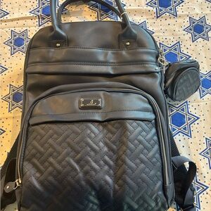 Dark blue diaper backpack